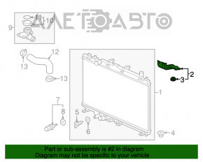 Suport radiator stânga sus Honda HR-V 16-22