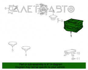 Magnetofon radio Dodge Journey 11-