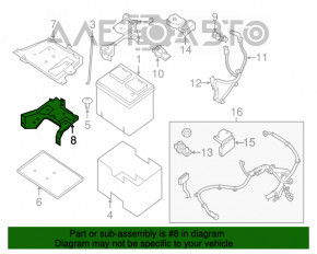 Paletă de baterie Infiniti JX35 QX60 14-17 Hibrid