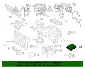 Modul de control AC și încălzire BMW 3 F30 12-18