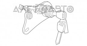 Личинка замка передней левой Honda HR-V 16-22