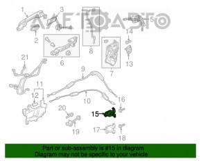 Петля двери верхняя передняя левая Honda CRV 17-22 OEM