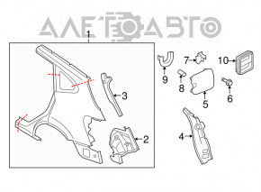 Grila de ventilatie dreapta Infiniti Q50 14- noua originala OEM