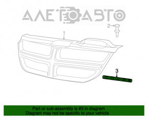 Emblema grilei radiatorului Dodge Journey 11-