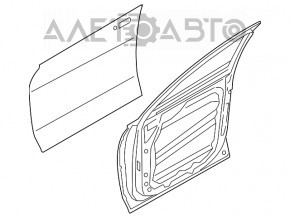 Дверь в сборе передняя правая Hyundai Santa FE 19-