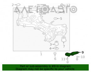 Bara de protecție față dreapta pentru Hyundai Santa Fe 19-20