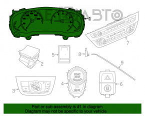 Щиток приборов BMW X3 G01 18-21