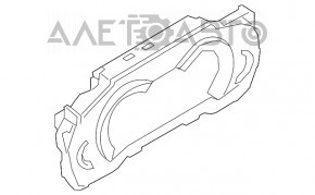 Tabloul de bord BMW X3 G01 18-21 pentru proiecție.