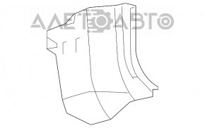 Capacul amortizorului frontal stânga jos Toyota Prius 2004-2009 gri.