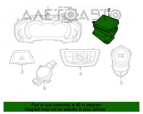 Proiecție pe parbrizul BMW 7 G11 G12 16-22