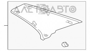 Накладка задней стойки правая Lexus IS200 IS300 99-05