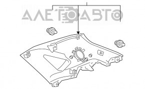 Capac spate stânga Lexus NX200t NX300 NX300h 15-21 bej