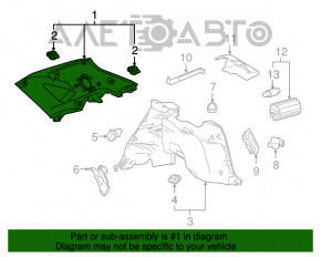 Capac spate stânga Lexus NX200t NX300 NX300h 15-21 bej