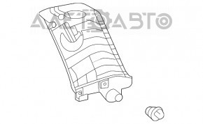 Capac spate dreapta fata Toyota Highlander 20- gri, zgarieturi