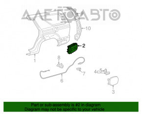 Grila de ventilatie stanga Lexus GX470 03-09