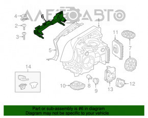 Suport far stânga BMW 5 G30 17-23 nou OEM original