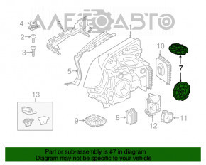 Capac far BMW 7 G11 G12 16-19 spartă.