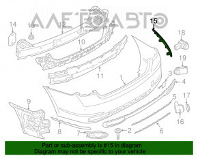 Reflector spate dreapta BMW 7 G11 G12 16-19