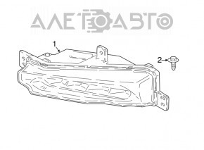 Far de ceata PTF stanga BMW X3 G01 20-21 nou original OEM