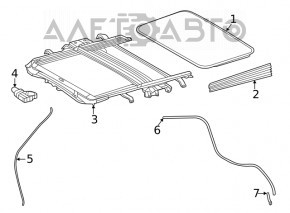 Fereastra panoramică Toyota Highlander 20-