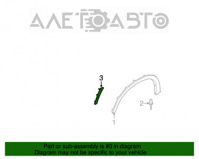 Bara de protecție față stânga BMW X5 E70 07-10, nouă, originală OEM