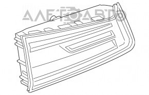 Lampa interioară pentru capacul portbagajului stânga BMW 5 G30 17-20 zgârieturi