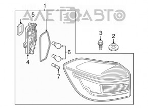 Lampa exterioară aripă dreapta BMW X3 G01 18-21 halogen