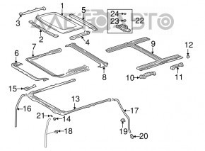 Мотор люка Lexus IS200 IS300 99-05