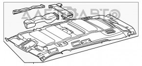 Обшивка потолка Toyota Highlander 20- серая под люк