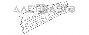 Накладка передней панели центральная дерево BMW 335i e92 07-13