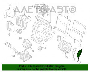 Rezistorul BMW X1 F48 16-22