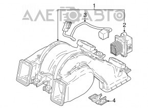 Ventilatorul din consola centrală a BMW 5 G30 17-23