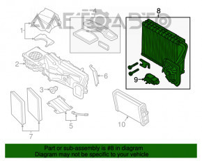 Evaporator BMW 7 G12 16-22