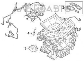 Корпус печки голый BMW 5 G30 17-23