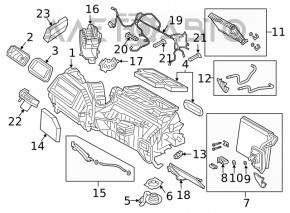 Evaporator BMW X3 G01 18-21