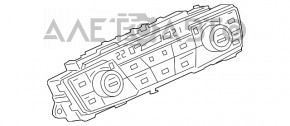 Controlul climatizării pentru BMW X1 F48 16-22 fără încălzirea scaunelor