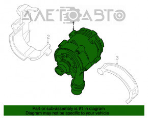 Pompa sistemului de răcire BMW 7 G11 G12 16-19 B58