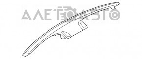 Conducta de aerisire a panoului frontal care suflă parbrizul BMW X5 E70 07-13 are fisuri în punctele de fixare