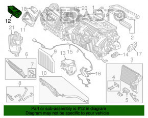 Grila de aerisire a încălzitorului BMW X3 G01 18-21