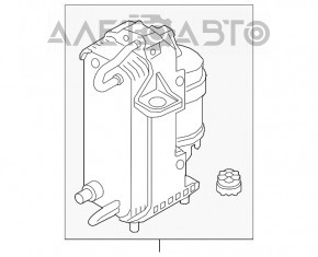 Radiatorul sistemului de climatizare cu uscător pentru BMW 5 G30 17-23