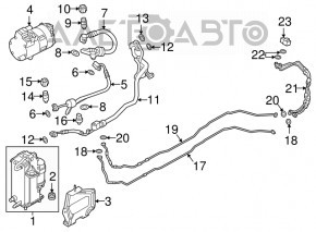 Radiatorul sistemului de climatizare cu uscător pentru BMW 5 G30 17-23