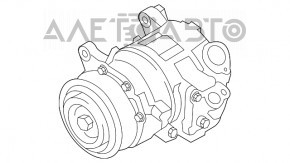 Compresorul de aer condiționat pentru BMW X3 F25 11-17 2.0T