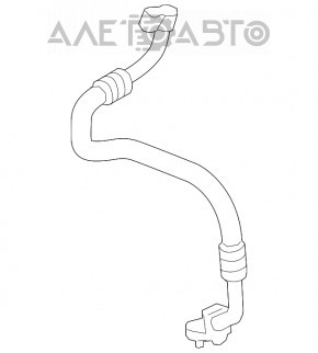 Трубка кондиционера компрессор-печка первая BMW X1 F48 16-19 B46