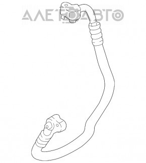 Bobina de condensare a compresorului de aer condiționat BMW F30 17-18 B46