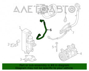 Bobina de condensare a compresorului de aer condiționat BMW F30 17-18 B46