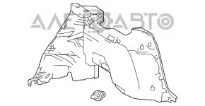 Capacul arcului drept Lexus NX300 NX300h 18-21 negru, pentru scaune electrice.