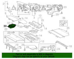 Buzunarul portbagajului dreapta Lexus RX300 RX330 RX350 RX400h 04-09