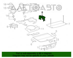 Capac portbagaj dreapta spate pentru Lexus NX300 NX300h 18-21