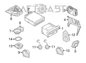 Set multimedia NBT BMW 3 F30 17-18