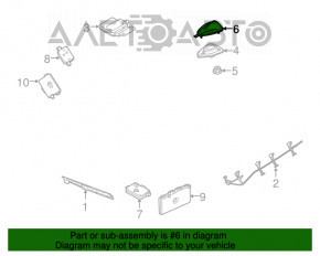 Corpul antenei aripioare BMW 335i e92 07-13